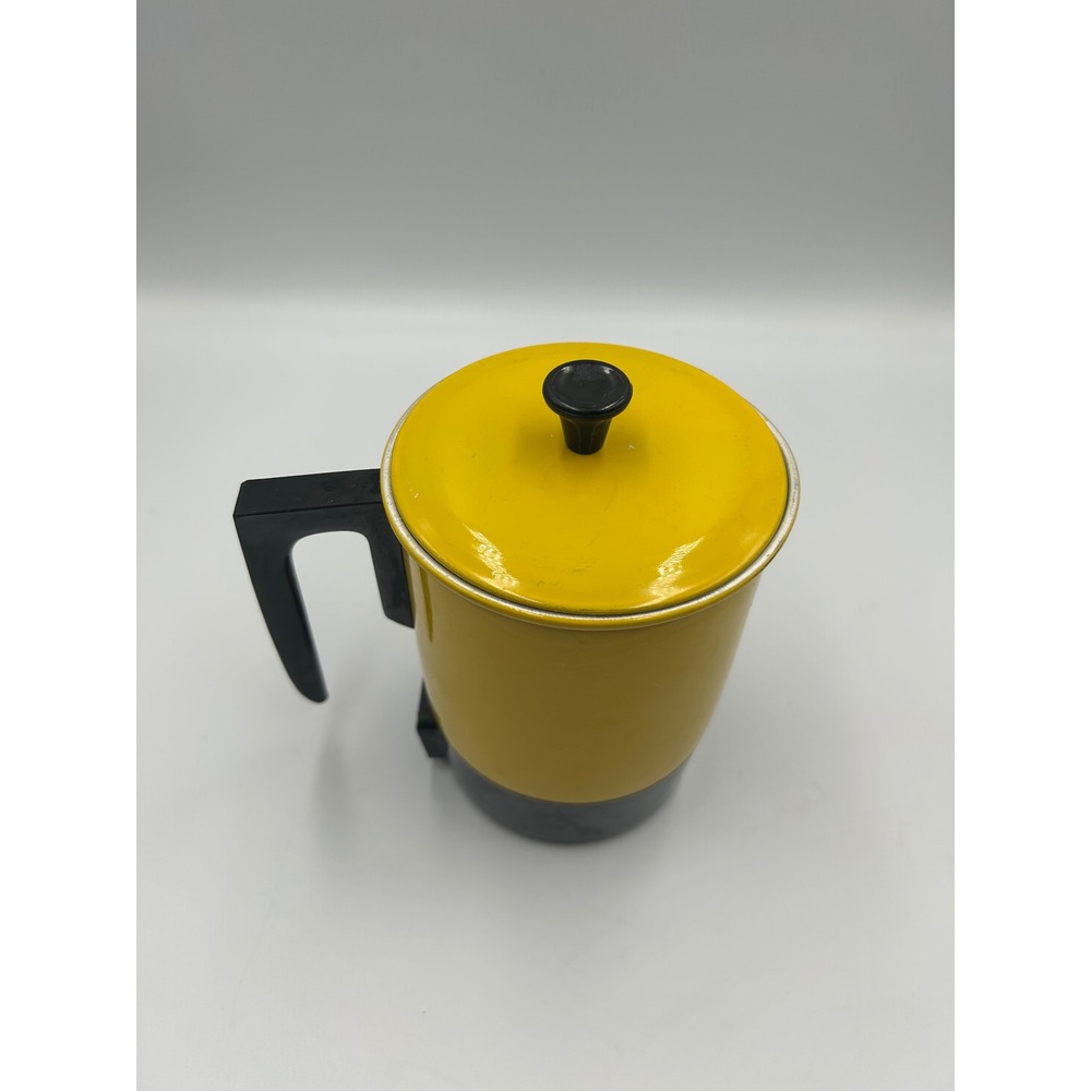 Vintage Valiant Yellow Electric Hot Pot 15/2306 Retro Portable Kettle 400W 120V - Picture 2 of 6